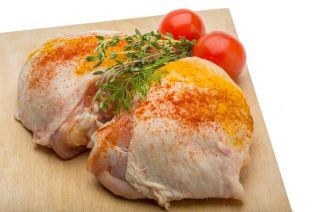 Chicken Thigh Cutlets (Bone In, Skin On) 4pk